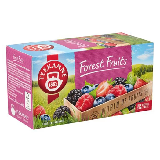 Gyümölcstea TEEKANNE World of Fruits erdei gyümölcs 20 filter/doboz