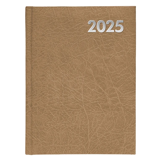 Határidőnapló ALISCA B/5 heti fehér lapos barna 2026.