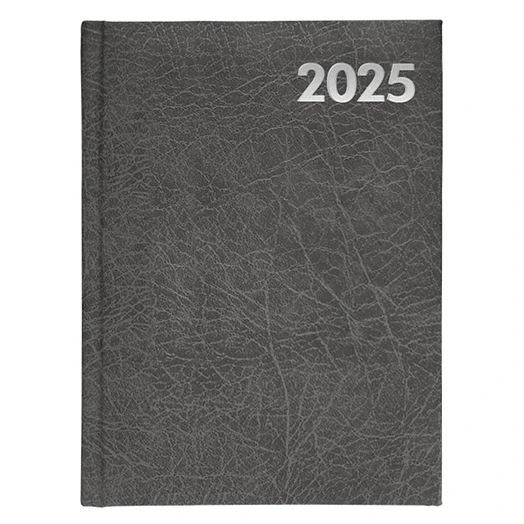 Határidőnapló ALISCA B/6 heti fehér lapos szürke 2026.