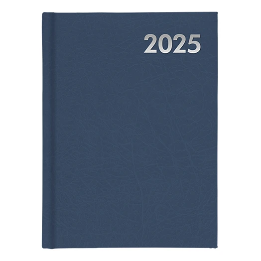 Határidőnapló ALISCA B/6 napi fehér lapos kék 2026.