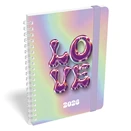 Határidőnapló LIZZY CARD B/6 heti spirálozott gumis Amazing 2026.