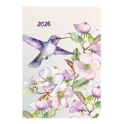 Határidőnapló TOPTIMER Joy Flexi F012 B/6 heti fehér lapos Kolibri 2026.
