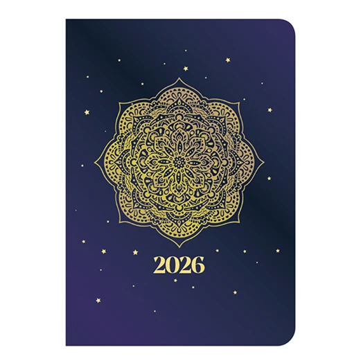 Határidőnapló TOPTIMER Joy Flexi F012 B/6 heti fehér lapos Mandalás 2026.