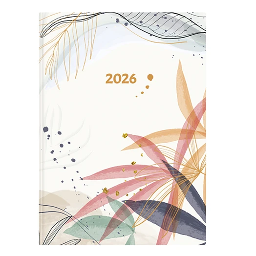 Határidőnapló TOPTIMER Joy J022 B/6 napi fehér lapos Modern metál 2026.