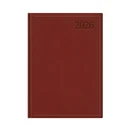 Határidőnapló TOPTIMER Traditional T012 B/6 heti fehér lapos bordó 2026.