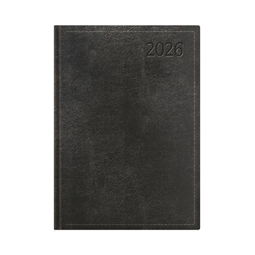 Határidőnapló TOPTIMER Traditional T012 B/6 heti fehér lapos fekete 2026.