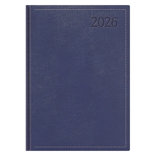 Határidőnapló TOPTIMER Traditional T020 B/5 napi fehér lapos kék 2026.