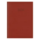Határidőnapló TOPTIMER Wide W024 A/4 napi fehér lapos bordó 2026.