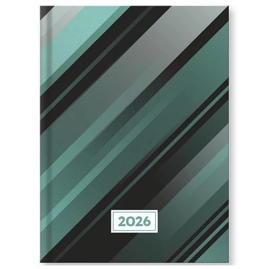 Határidőnapló VECTRALINE Csíkos B/6 heti fehér lapos 2026.