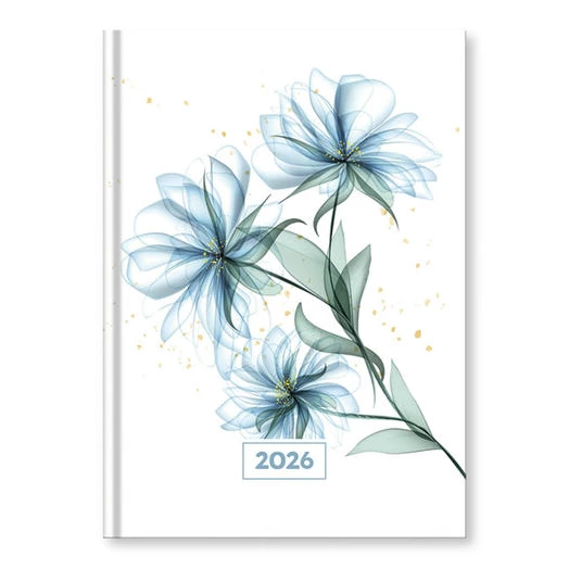 Határidőnapló VECTRALINE Mystic Blue secret A/5 heti fehér lapos 2026.