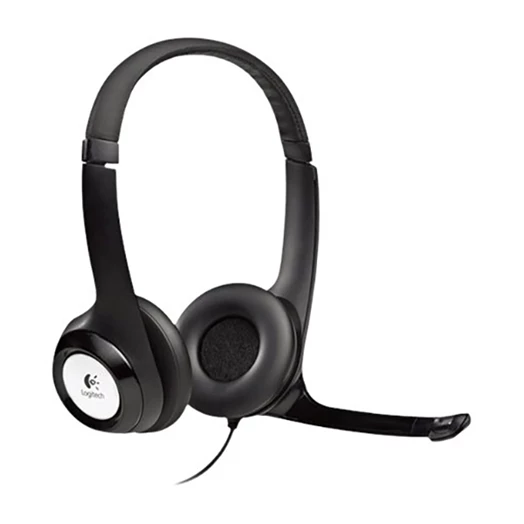 Headset vezetékes LOGITECH H390 USB fekete