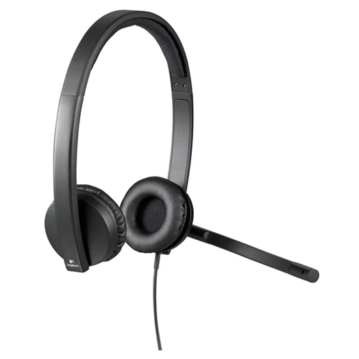 Headset vezetékes LOGITECH H570e USB fekete