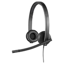 Headset vezetékes LOGITECH H570e USB fekete