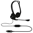 Headset vezetékes LOGITECH PC960 USB fekete