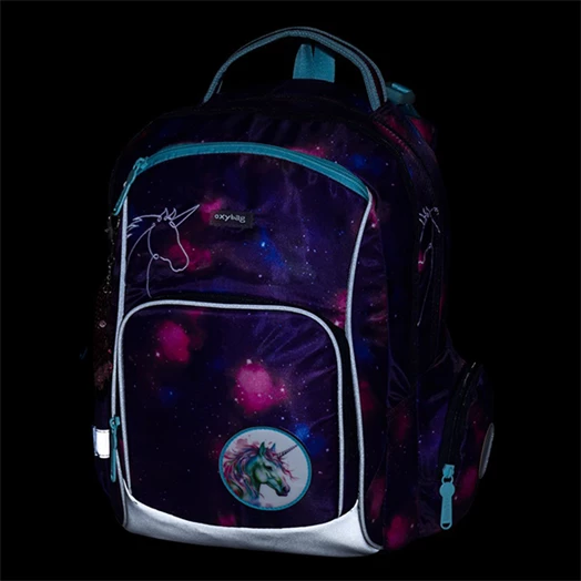 Iskolatáska szett OXY Go 3 részes Unicorn tolltartóval és tornazsákkal