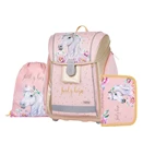 Iskolatáska szett OXY Premium Light 3 részes Horse romantic tolltartóval és tornazsákkal