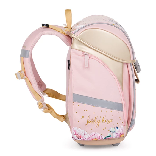 Iskolatáska szett OXY Premium Light 3 részes Horse romantic tolltartóval és tornazsákkal