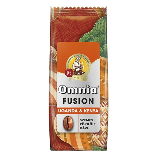 Kávé szemes DOUWE EGBERTS Omnia Fusion Uganda&Kenya 900 g