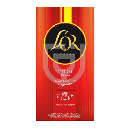 Kávékapszula L`OR Ferrari Maranello Nespresso kompatibilis 10 kapszula/doboz