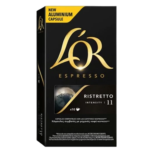 Kávékapszula L`OR Nespresso Ristretto 10 kapszula/doboz