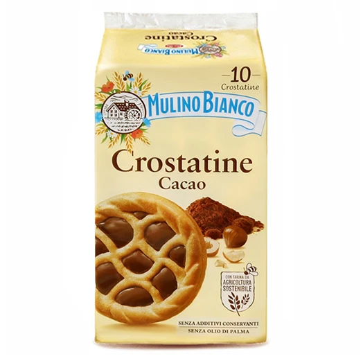 Keksz MULINO BIANCO crostatine rácsos kakaós 400g