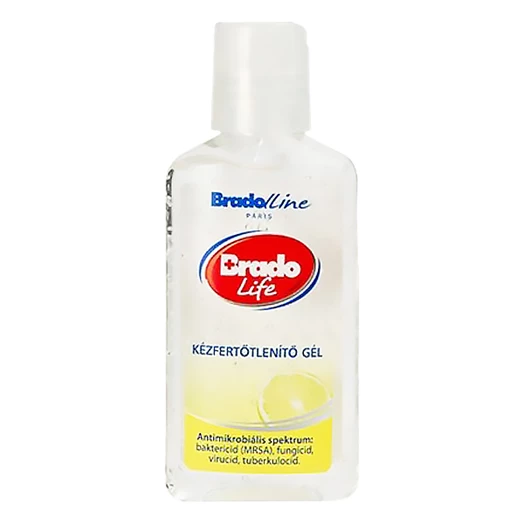 Kézfertőtlenítő gél BRADOLIFE Citrom 50ml