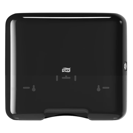 Kéztörlő adagoló Singlefold (Z és C)  hajtogatás TORK Elevation Mini  H3 rendszer fekete