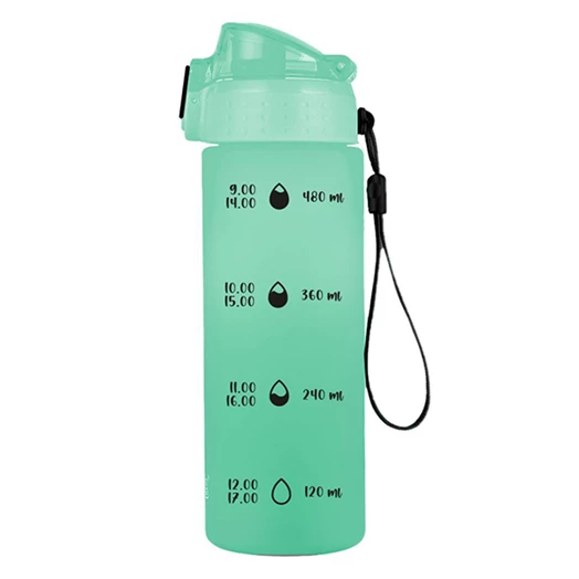 Kulacs OXY CLICK műanyag BPA-mentes 600 ml Pasztell zöld