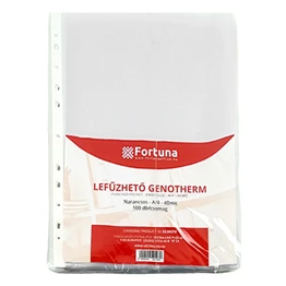 Lefűzhető genotherm FORTUNA A/4 40 mikron narancsos 100 darabos
