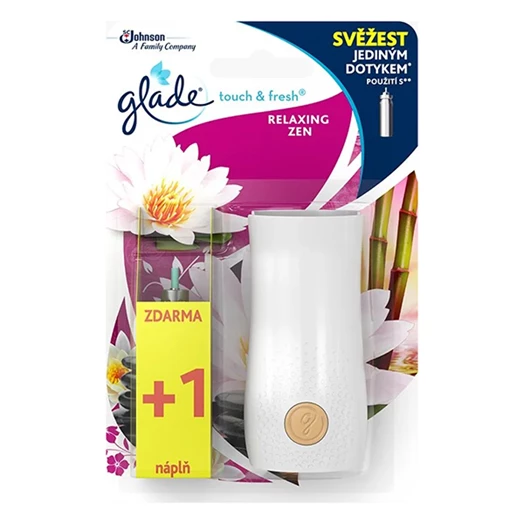 Légfrissítő GLADE Touch&fresh Japán kert készülék+2 utántöltő