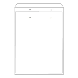Légpárnás tasak No11/W1 szilikonos fehér 100x165mm