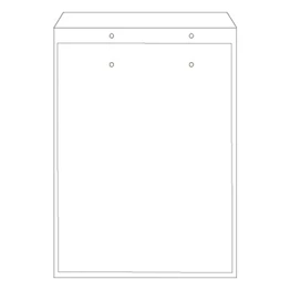 Légpárnás tasak No17/W7 szilikonos fehér 240x340mm