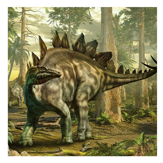 Lemeznaptár REALSYSTEM 300x300mm Dinosaurs 2026.
