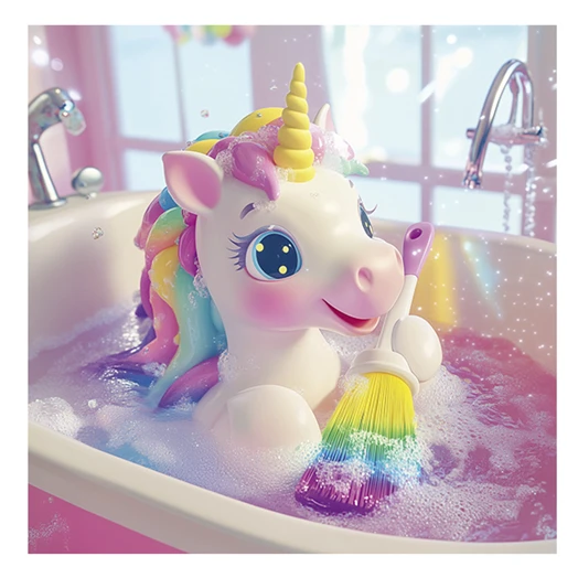 Lemeznaptár REALSYSTEM 300x300mm Happy Unicorns 2026.