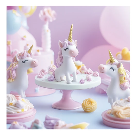Lemeznaptár REALSYSTEM 300x300mm Happy Unicorns 2026.