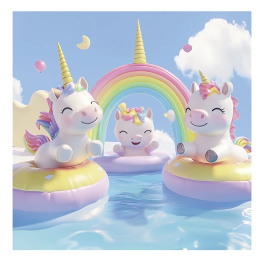 Lemeznaptár REALSYSTEM 300x300mm Happy Unicorns 2026.