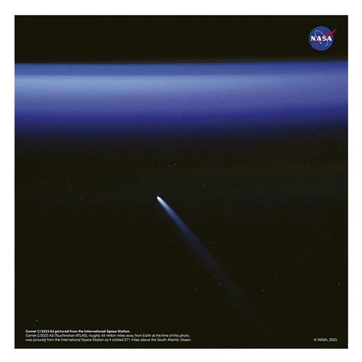 Lemeznaptár REALSYSTEM 300x300mm NASA 2026.