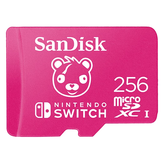 Memóriakártya SANDISK MicroSDXC Nintendo Switch 256GB