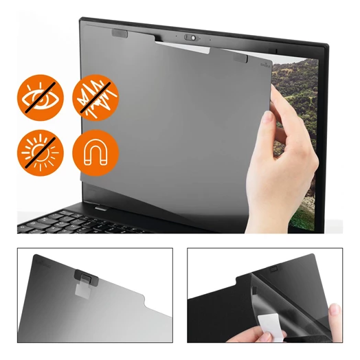 Monitorszűrő DURABLE 14" betekintésvédelemmel antracit