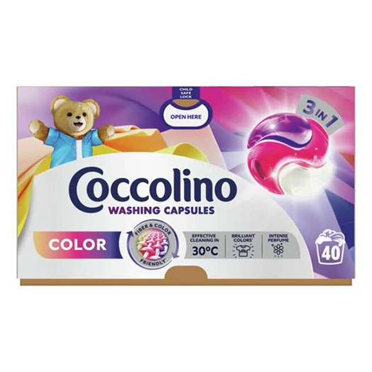 Mosókapszula COCCOLINO Care Color 40 db