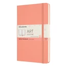 Notesz MOLESKINE Artbulnt 3D20 "L" pontozott kemény fedeles korall