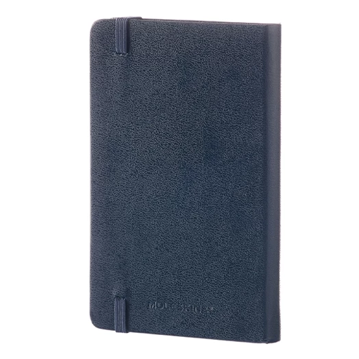 Notesz MOLESKINE QP012B20 "P" sima kemény fedeles zafírkék