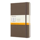 Notesz MOLESKINE QP060K14 "L" vonalas kemény fedeles föld barna