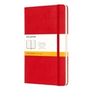 Notesz MOLESKINE QP060R "L" vonalas kemény fedeles piros