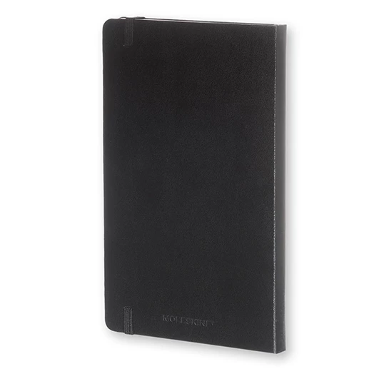 Notesz MOLESKINE QP066 "L" pontozott kemény fedeles fekete