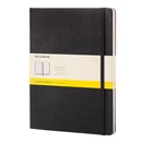 Notesz MOLESKINE QP091 "XL" kockás kemény fedeles fekete