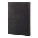 Notesz MOLESKINE QP091 "XL" kockás kemény fedeles fekete