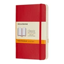 Notesz MOLESKINE QP611F2 "P" vonalas puha fedeles skarlát piros