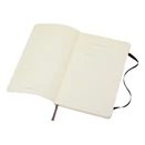 Notesz MOLESKINE QP616 "L" vonalas puha fedeles fekete