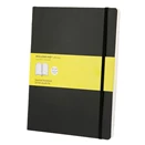 Notesz MOLESKINE QP622 "XL" kockás puha fedeles fekete